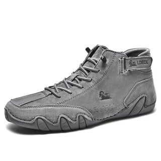 Schoenen Waterdichte Hoge Schacht Robuust Design Stijlvol Grijs