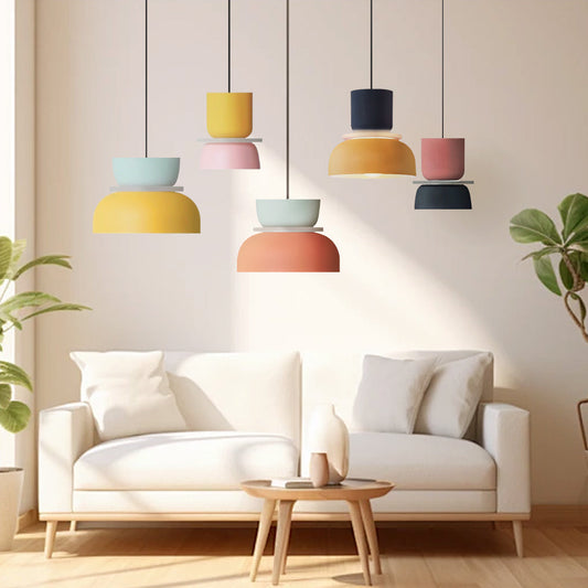 Lucie Colour Block Scandinavische hanglamp
