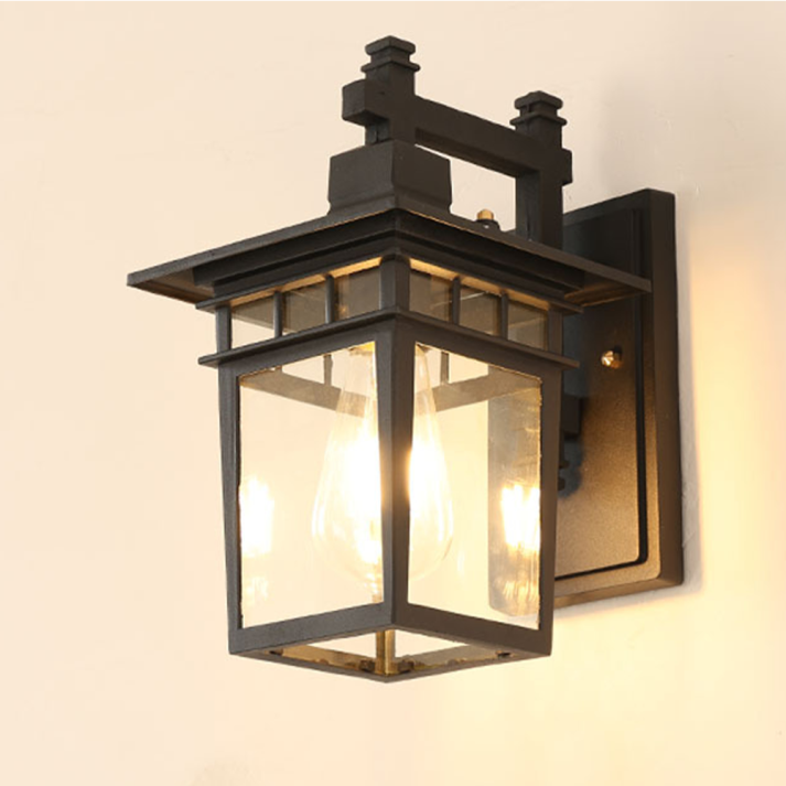 Buiten Wandlamp Verstelbare Kap Zwart Aluminium Ø22/29 cm