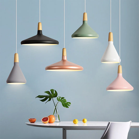 Hanglamp Pastel Pop Met Zachte Licht En Warme Kleuren Grijs Klein