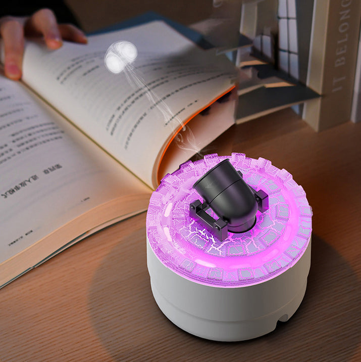 Cannon Luchtbevochtiger Aroma Diffuser Waternevel Nachtlamp Lava Perfecte Cadeau