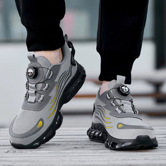 Veiligheidssneakers met Stalen Neus en Draaiknopsluiting