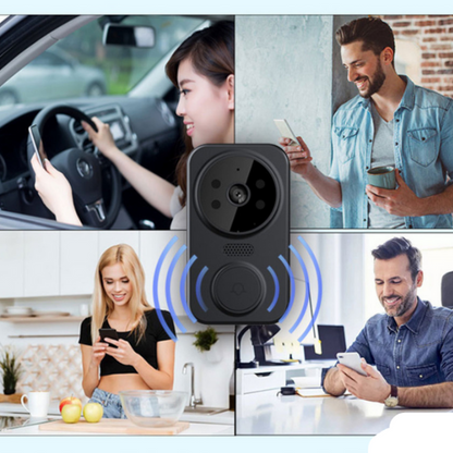 Slimme Wi-Fi Deurbel met Camera en Nachtzicht Functie