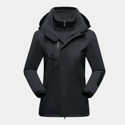Outdoor Waterdichte Winterjas Voor Dames Met Slim Ontwerp - Winterjas Dames Zwart