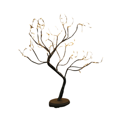 Tulipifera Staande Lamp met Natuurlijke Houtlook en Warm Licht - USB-aansluiting en Duurzaam Initiatief