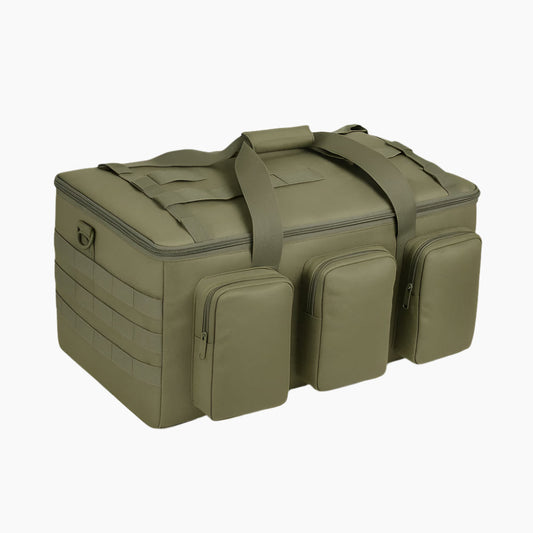 55L Bagage Duffel Bag Camping Rugzak Tactische Grote Tas voor Heren Wandelen en Reis SEREIN Groen