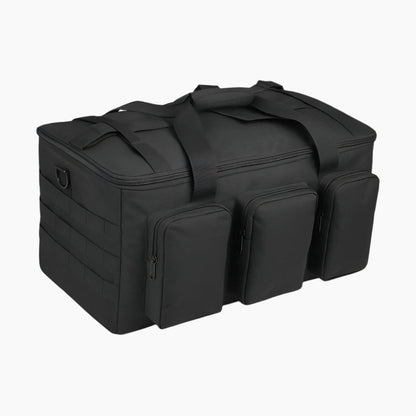 55L Bagage Duffel Bag Camping Rugzak Tactische Grote Tas voor Heren Wandelen en Reis SEREIN Zwart