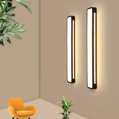 Moderne Nordic Minimalistische Lange LED Dimbare Plafondverlichting Zwart D78*H4CM Dimbaar met Afstandsbediening