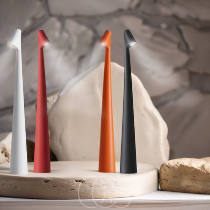 Minimalistische Tafellamp Geen Kabels Warm Licht Dimbaar