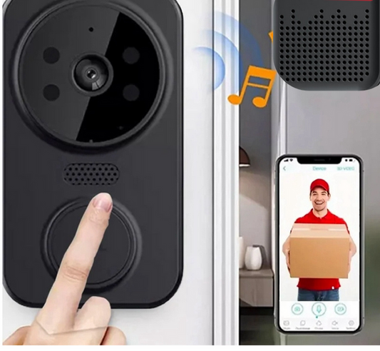 Slimme Wi-Fi Deurbel met Camera en Nachtzicht Functie
