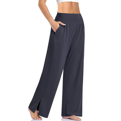 Comfortabele Yogabroek Voor Ontspanning En Stijl Donkergrijs