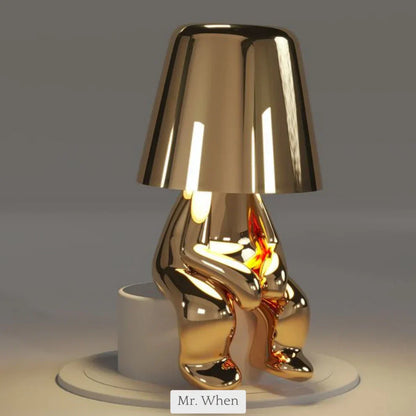 HUE - Karakter Lamp voor Stijlvolle Verlichting Goud Mr. When
