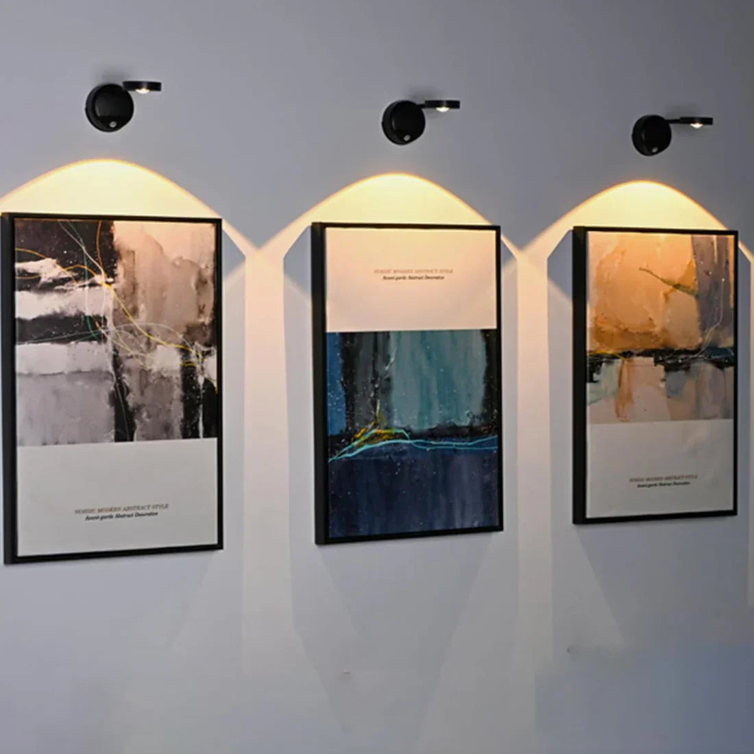 Wandlamp – Oplaadbare LED – Bewegingssensor Zwart