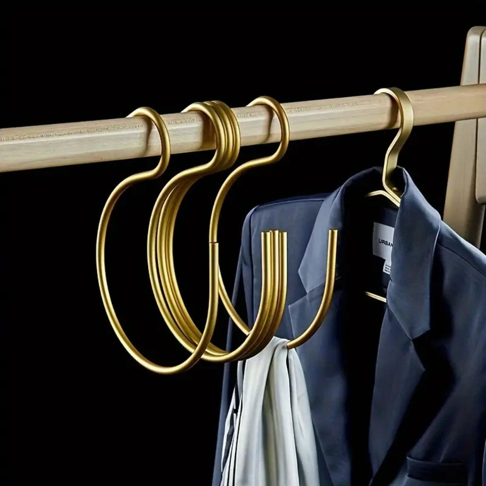 5-Delige Matte S-haak Hanger Organisers van Duurzaam Metaal voor Keuken en Badkamer - Perfect voor Opruimen en Decoratie