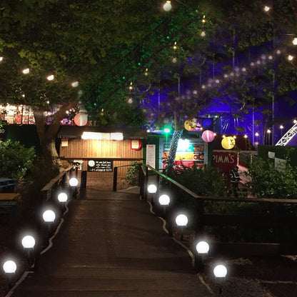 Waterdichte Solar Tuinverlichting LED - Set van 3 Energiezuinige Tuinlampen met Elegant Ontwerp voor Buiten