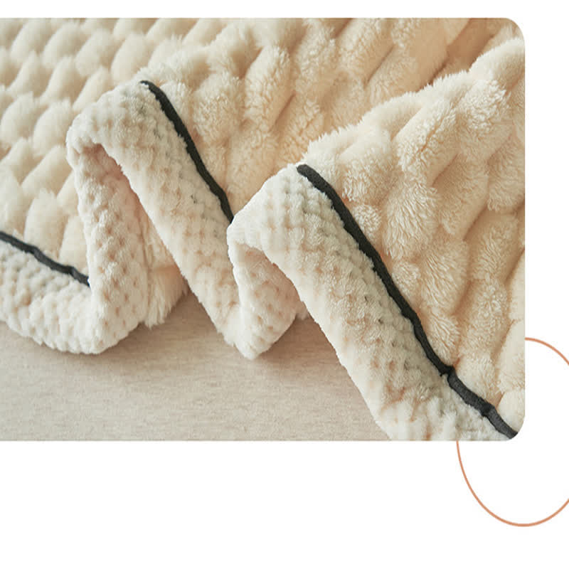 Dikke Koraalfleece Omkeerbare Dekentje Blankets SEREIN