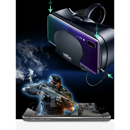 Smart VR Bril met Geïntegreerde Headset voor iPhone & Android