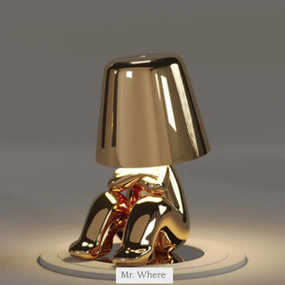 HUE - Karakter Lamp voor Stijlvolle Verlichting Goud Mr. Where