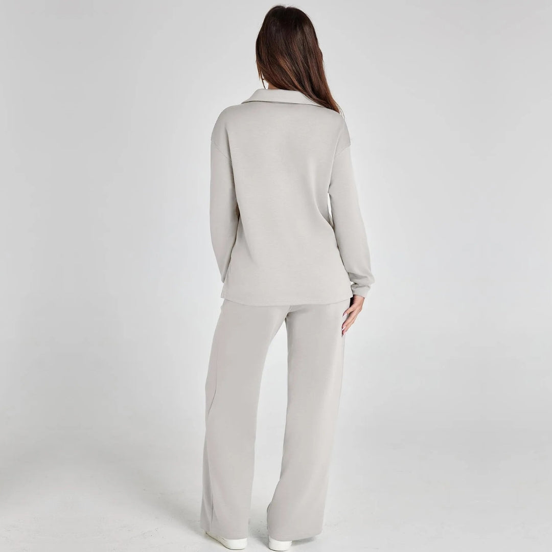 Avenari | Luxe Loungewear Pak Set met Comfy Broek en V-hals