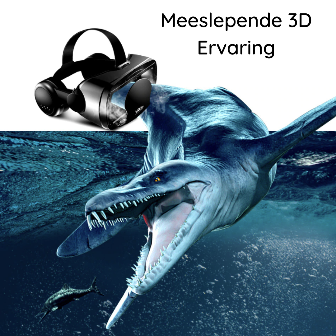 Smart VR Bril met Geïntegreerde Headset voor iPhone & Android