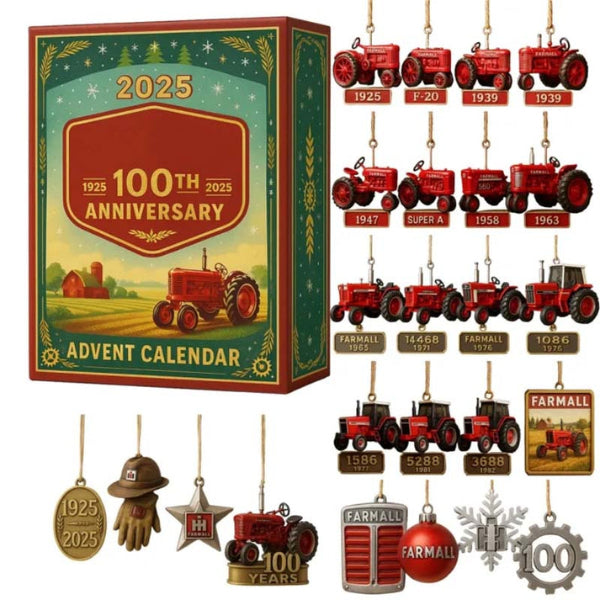 100 Jaar Tractor Jubileum Adventskalender 2025 - Voor Verzamelaars En Tractorliefhebbers