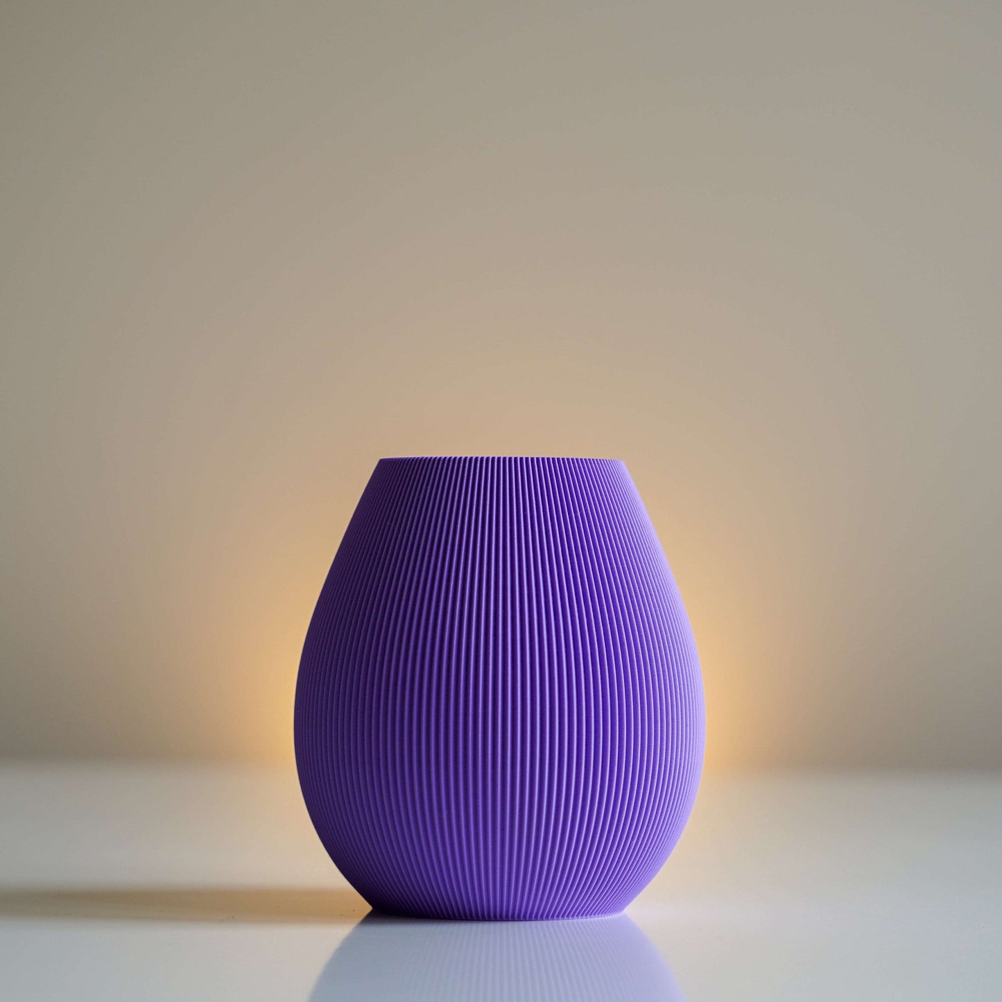 Bloemenvaas Ronde Duurzame Bioplastiek Waterdicht Snijbloem Lavendel