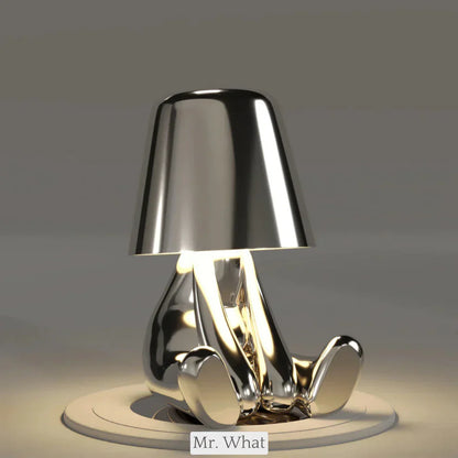 HUE - Karakter Lamp voor Stijlvolle Verlichting Zilver Mr. What