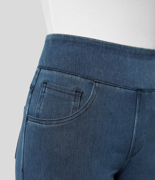 Vanio | Comfy Elastische Flared Broek met Hoge Taille