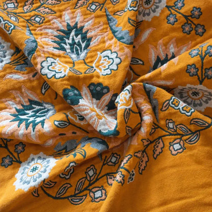 Ownkoti Vintage Dekentje Bloem Sofa Dekking Blankets SEREIN