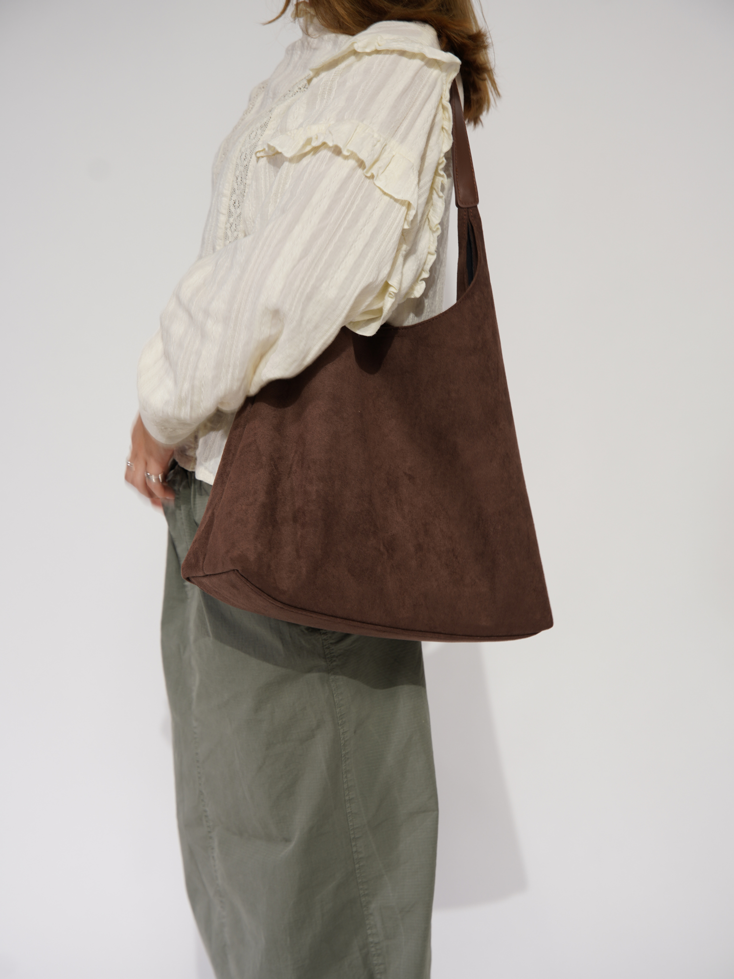 Dagelijkse Leren Tote Van Soepel Leer Zwart Casual Tas