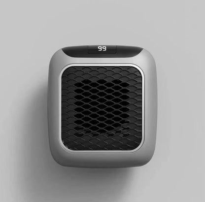 Elektrische Wandverwarming met Afstandsbediening, Mini-verwarmingsventilator Grijs 800 W