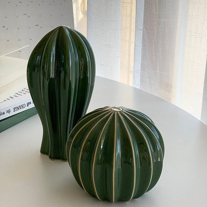 Keramisch Cactus Ornament Voor Moderne Interieurdecoratie