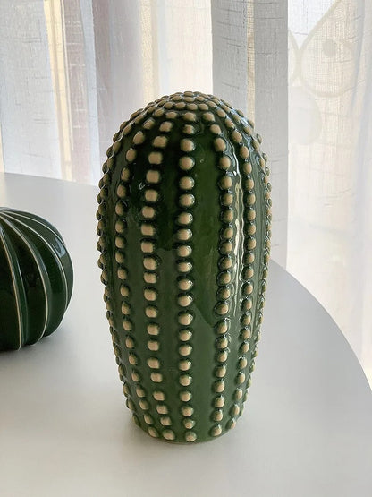 Keramisch Cactus Ornament Voor Moderne Interieurdecoratie