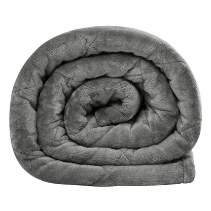 Kalmerend Gewichtsdeken voor de Slaapkamer Zachte Knuffel Grijs