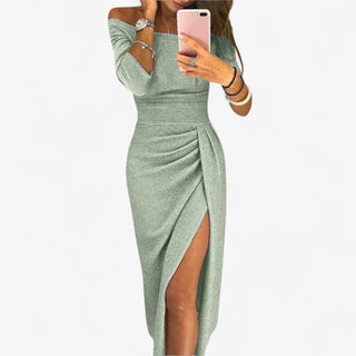 Alwinna - Elegante off-shoulder jurk 0