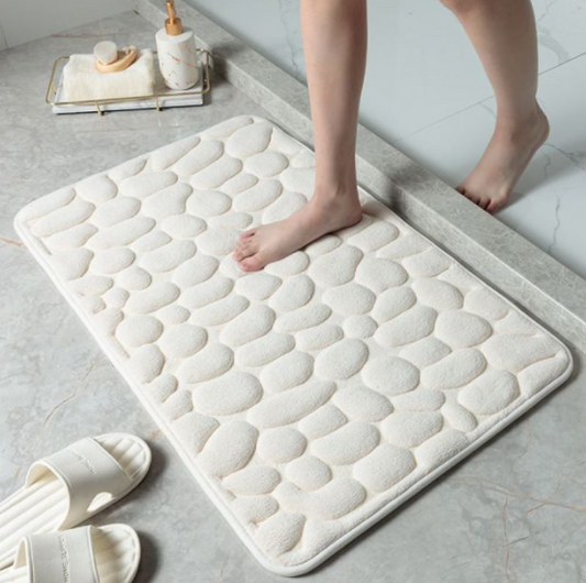 Antislip Badmat Voor Bad En Douche Comfortabel Zacht Wit