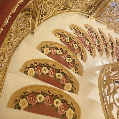 Antislip Traptreden Met Bloemenpatroon Veiliger Stappen