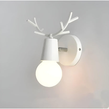 Wandlamp Antlerspark met LED Verlichting - Scandinavisch Ontwerp in Macaron Kleuren voor Binnengebruik