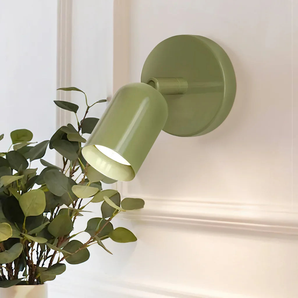 Ares Bauhaus led-wandlamp bij het bed