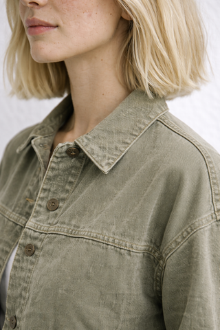 Aurelius dames denimjack – klassiek cowboyjack & blauw denim