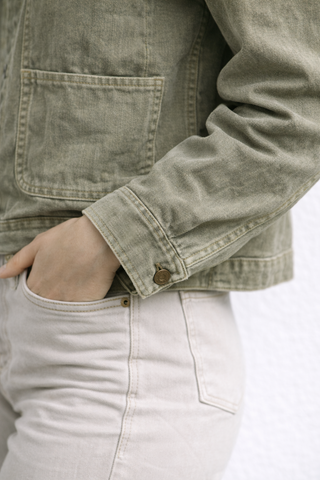 Aurelius dames denimjack – klassiek cowboyjack & blauw denim