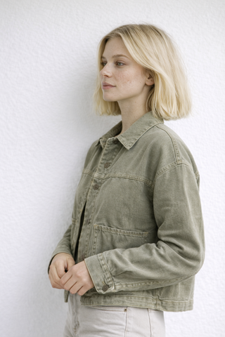 Aurelius dames denimjack – klassiek cowboyjack & blauw denim