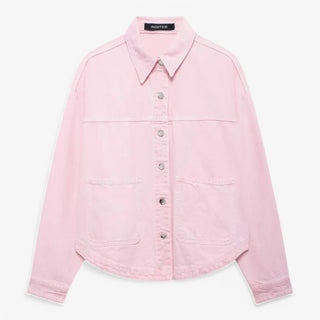 Aurelius dames denimjack – klassiek cowboyjack & blauw denim Roos