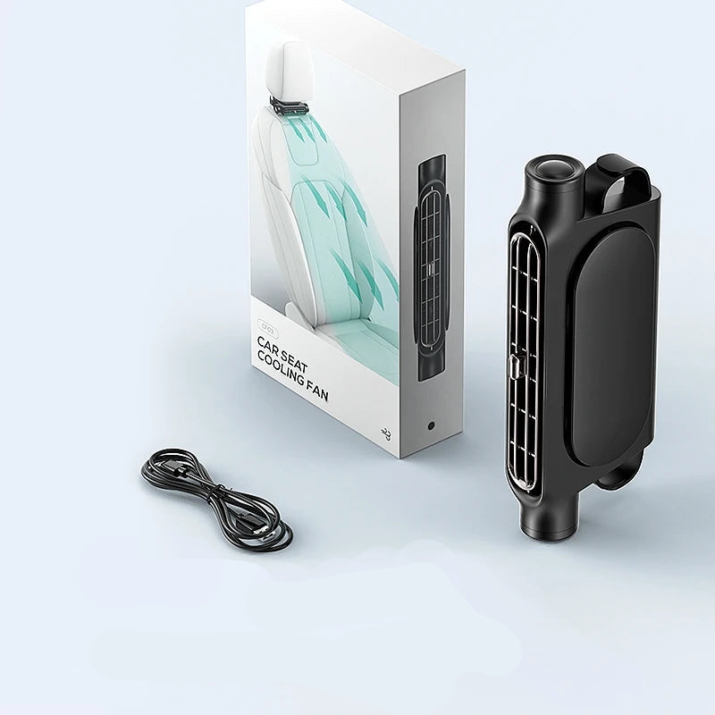 Auto Stoel Ventilator USB met Sterke Wind en Laag Geluid