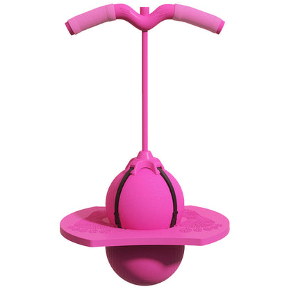 Balancerende Springstok Veilige Voor Kinderen Coördinatie Roze