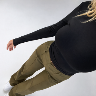 Manda | Dames Pantalon – Elegante Hoge Taille, Klassieke Rechte Pijpen & Zakelijke Verfijning