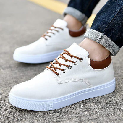 Casual Sneakers | Stoere herensneakers met witte zool