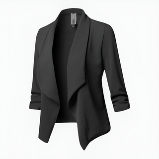 Bersh | Modieuze damesblazer | Lange mouwen zwart