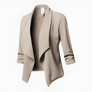 Bersh | Modieuze damesblazer | Lange mouwen beige