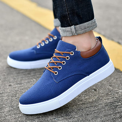 Casual Sneakers | Stoere herensneakers met witte zool